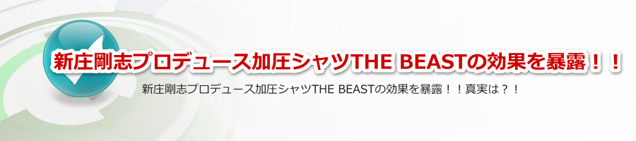 �V�����u�v���f���[�X�����V���cTHE BEAST�̌��ʂ�\�I�I�I